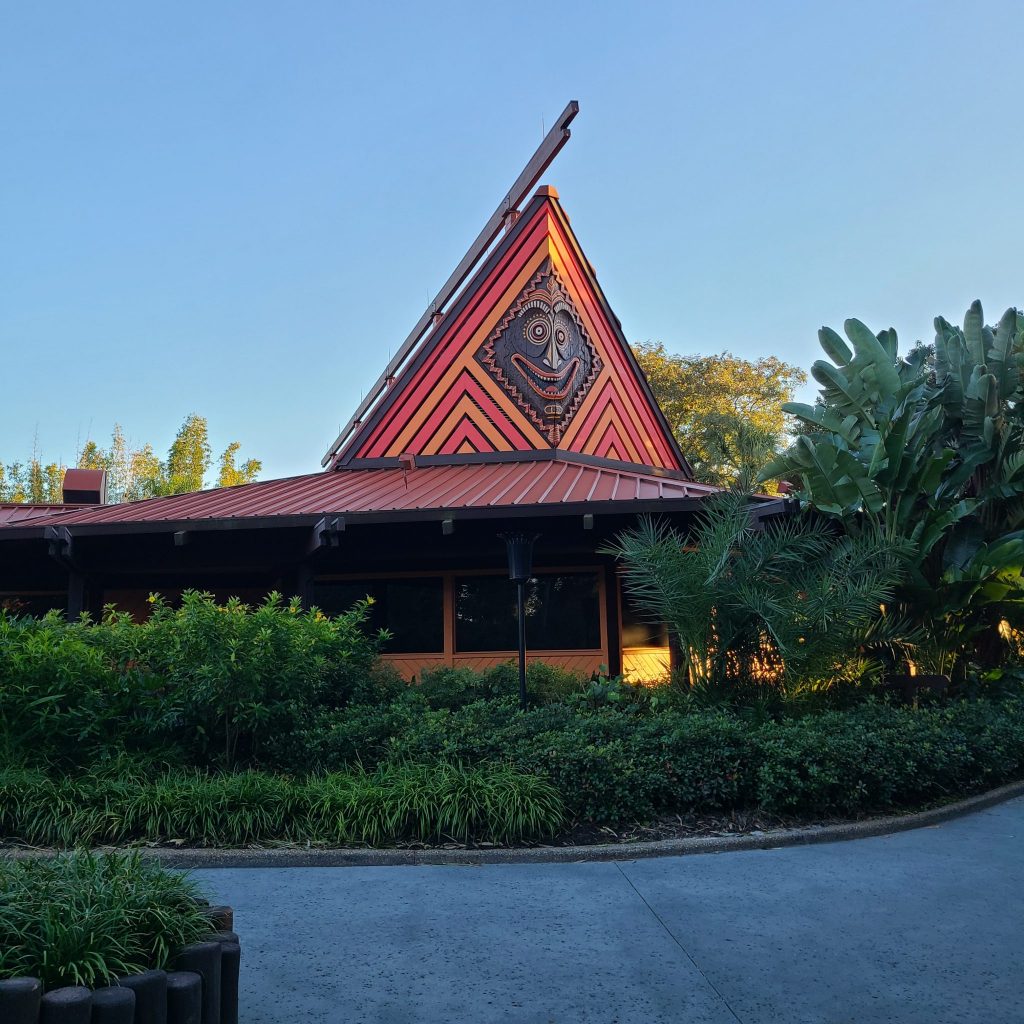 One of the buildings at Disney's Polynesian Resort