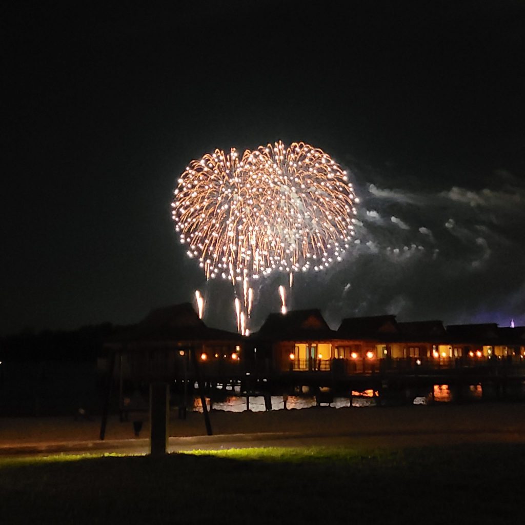 Fireworks at Disney's Polynesian Resort