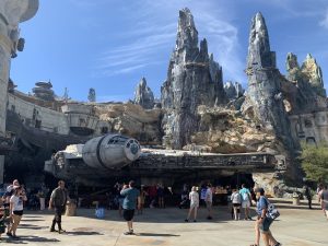 The Millennium Falcon at Star Wars Galaxy's Edge