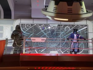 Chewbacca and the resistance aboard the Galactic Star Cruiser