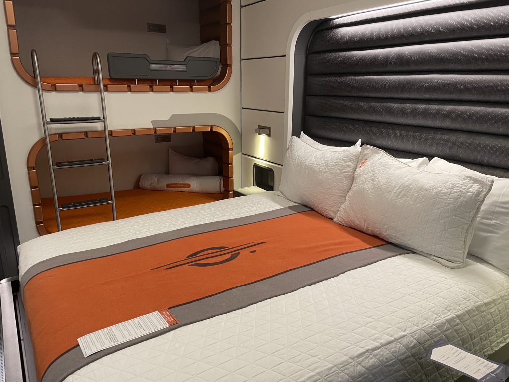 Rooms aboard the Star Wars Galactic Starcruiser