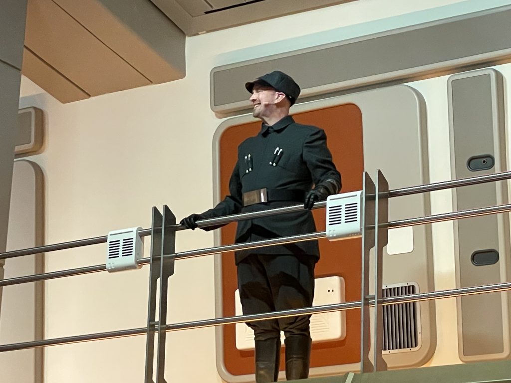 An Imperial Officer aboard the Star Wars Galactic Starcruiser