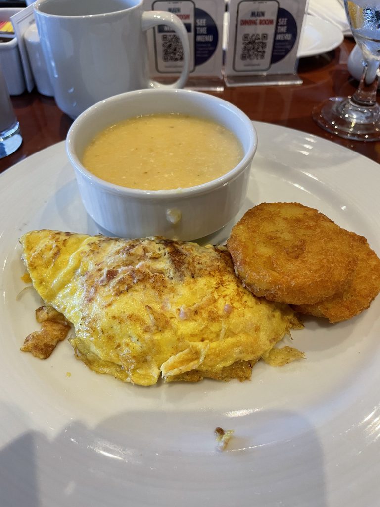 Breakfast on Carnival Cruise Line