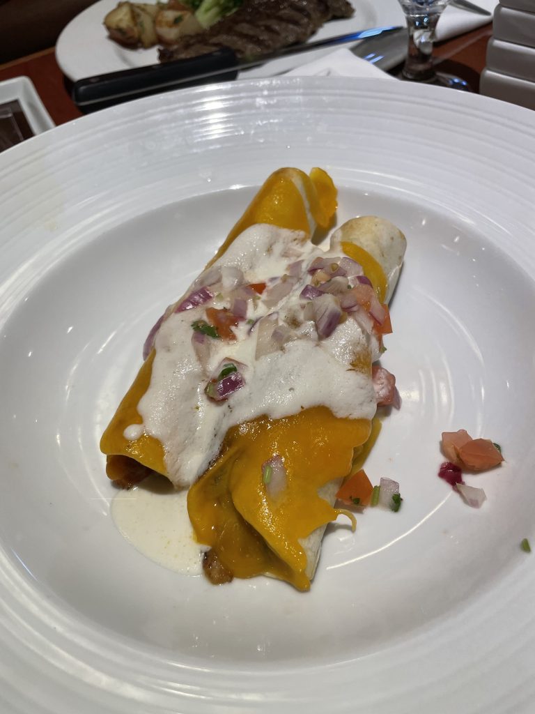 Tasty looking Mexican food on Carnival Cruise Line
