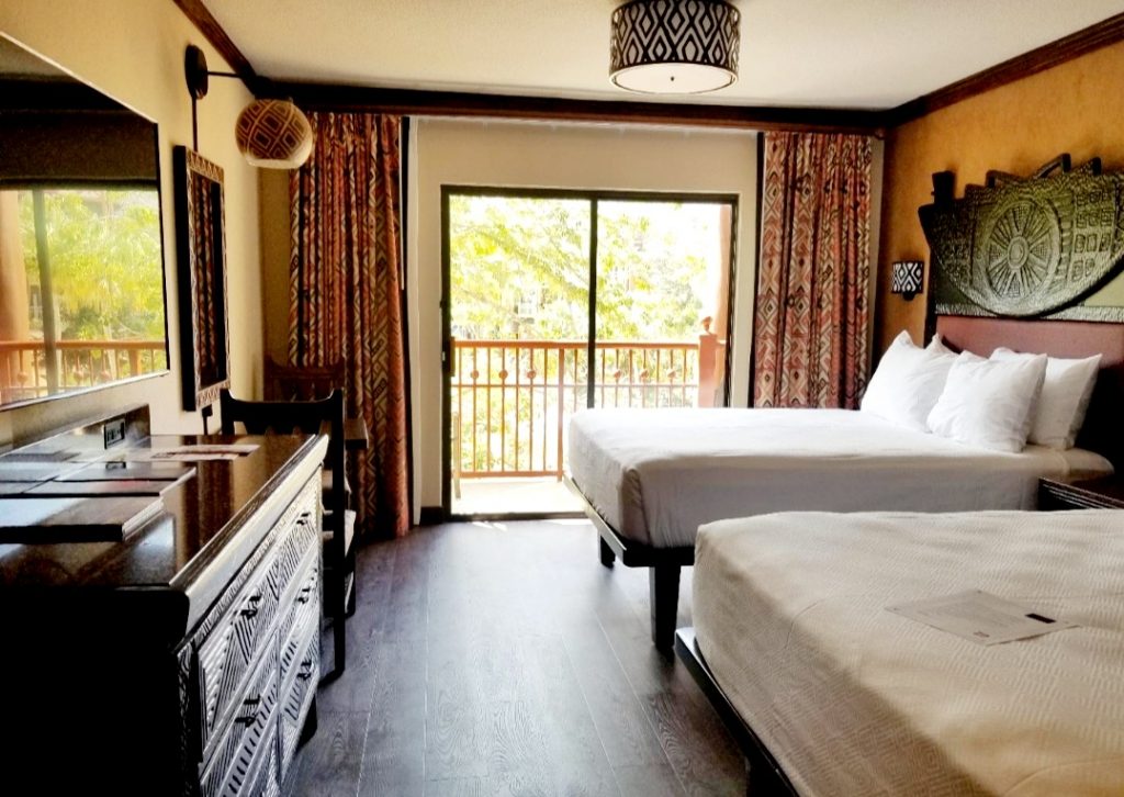 A room at Animal Kingdom Lodge