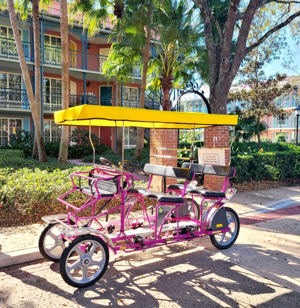 Port Orleans French Quarter surrey bike