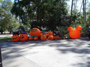 Halloween decorations at Fort Wilderness