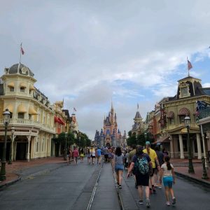 An image of Main Street USA Leading to Cinderella Castle at the Magic Kingdom
